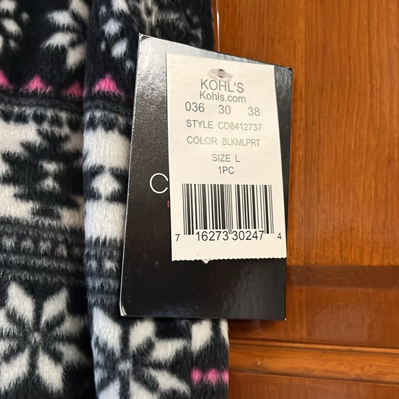 Cuddl Duds Size L Lounge Pants - Picture 3 of 4